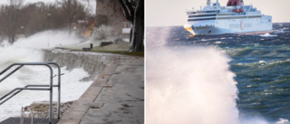 Nedblåsta segelbåtar och totalhavererade terminalgrindar – så drabbades Gotland av stormen