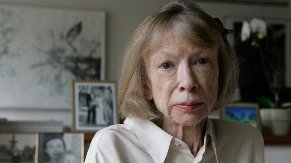 Den amerikanska författaren Joan Didion har avlidit. Arkivbild