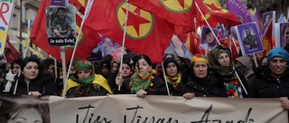 Tusentals kurder demonstrerade i Paris