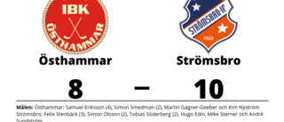 Östhammar tappade matchen i tredje perioden mot Strömsbro