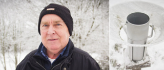 Leif, 70, är mannen bakom vädersiffrorna – har SMHI:s mätstation i trädgården: ✓Aldrig sovmorgon ✓"Är väldigt viktigt"