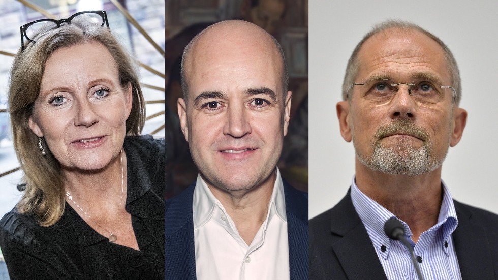 Hélène Barnekow, Fredrik Reinfeldt eller Lars-Christer Olsson? Vem blir ny ordförande i Svenska fotbollförbundet? Arkivbilder.