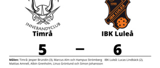 IBK Luleå avgjorde i sista perioden och vann mot Timrå