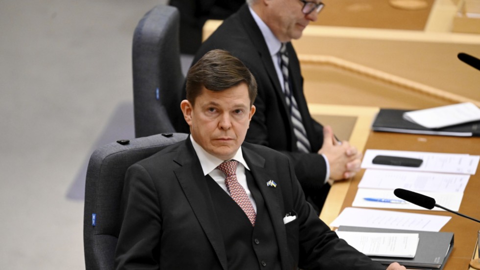 Riksdagens talman Andreas Norlén (M). Arkivbild.