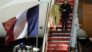 Macron i USA angriper Bidens handelspolitik