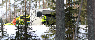 Seriekrock med fyra fordon på E4 utanför Piteå – två Skelleftebor till sjukhus