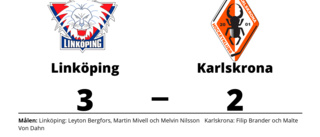 Linköping vann uddamålsseger mot Karlskrona
