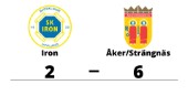 Åker/Strängnäs vann avgörande matchen mot Iron