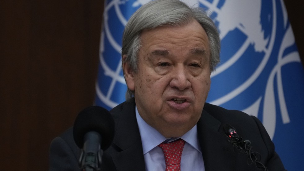 FN:s generalsekretare António Guterres. Arkivbild.