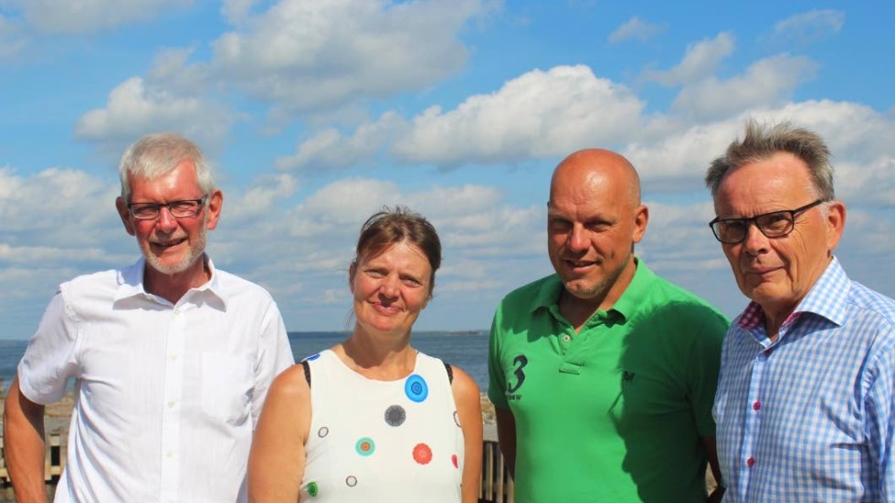Anders Åkesson (C), Ingela Nilsson Nachtweij (C), Magnus Alvarsson och Conny Tyrberg (C) vill rädda Östersjön.