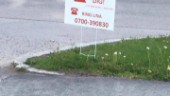 Mystiska skyltar skapar förvirring