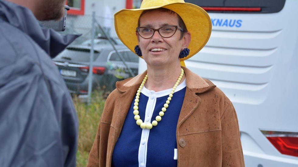 Sibylla Gustafsson fotograferades inför starten i fjolårets Midnattssolsrallyt. Foto: Ossian Mathiasson