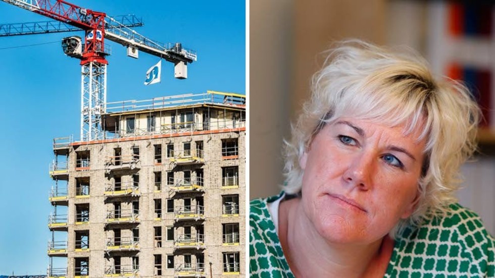 Linköpings kommun har stora investeringar framför sig och de höga byggkostnaderna bekymrar kommunalrådet Kristina Edlund (S).