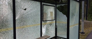 Busskurer vandaliserade i Ankarsrum