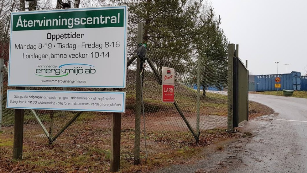 Återvinningscentralen i Vimmerby har minst öppet i länet utanför kontorstid. Samtidigt ger användarna ett mycket högt betyg för tillgängligheten.