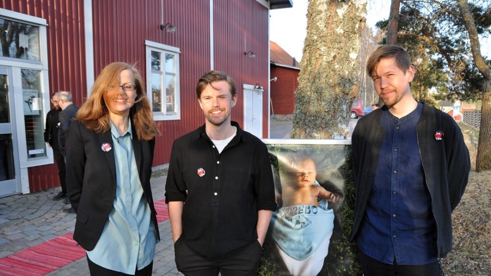 De tre regissörerna, Malla Grapengiesser, Per Bifrost och Alexander Rynéus. Foto: Theodor Nordenskjöld