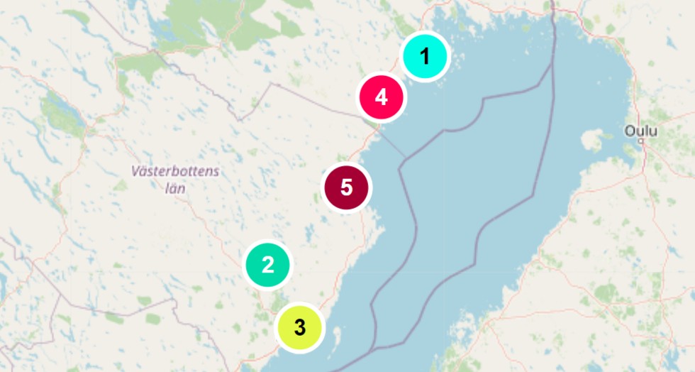 Skellefteå's air has been at its worst on the Swedish Environmental Protection Agency's air quality index during Thursday morning.