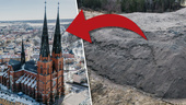 Stora mängder grus i Uppsala – kan fylla över två domkyrkotorn