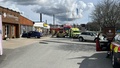 Trafikolycka i Vimmerby: "Bil har kört in i kontoret"