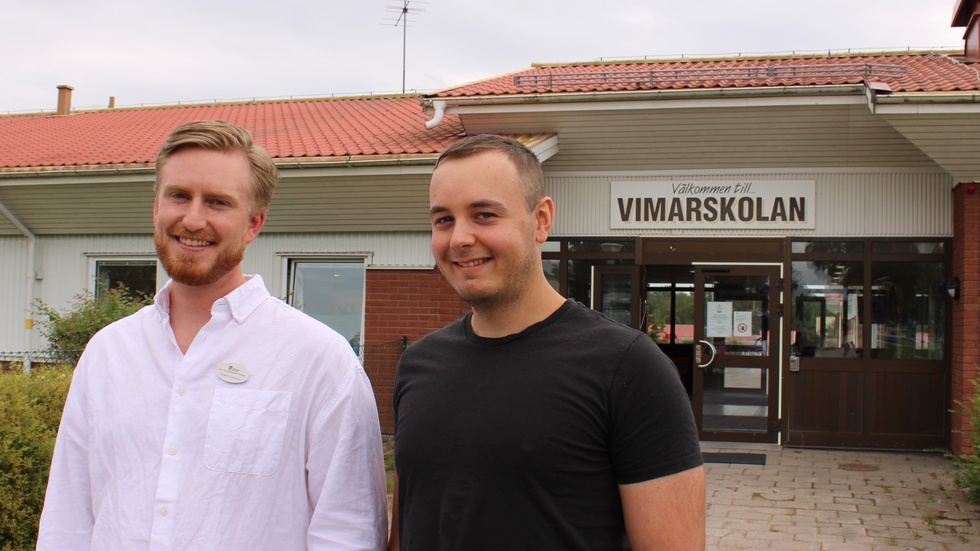 Gustav Klartin och Carl Mellberg kommer att undervisa i SO och svenska, respektive idrott och hälsa. Båda betonar vikten i att alla elever ska känna sig sedda, oavsett behov. 