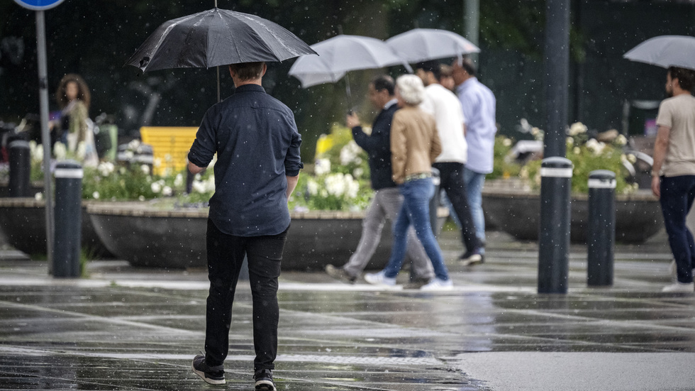 Något kallare temperaturer och regn att vänta i veckan. Arkivbild.