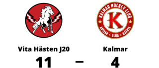 Vita Hästen J20 tog hem segern mot Kalmar
