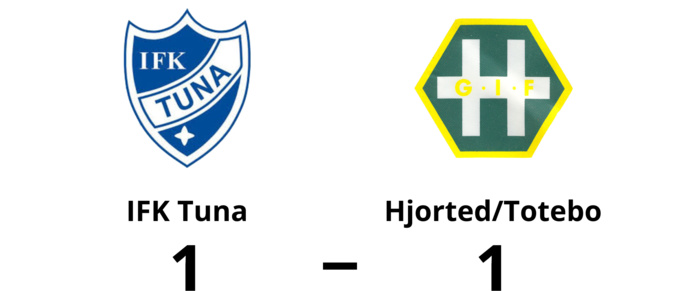 Hjorted/Totebo tappade ledningen mot IFK Tuna