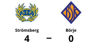 Strömsberg tog klar seger mot Börje