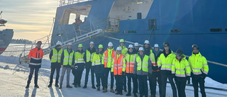 Fartygslinje från Piteå hamn åter i bruk 