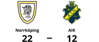 Seger för Norrköping hemma mot AIK