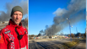 Storbrand i lagerlokal – 10 000 kvadratmeter brann