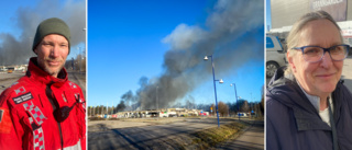 Storbrand i lagerlokal – 10 000 kvadratmeter brann