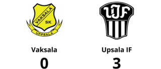 Vaksala föll mot Upsala IF med 0-3