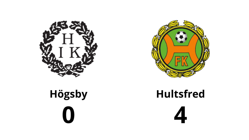Högsby IK förlorade mot Hultsfreds FK