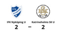 Katrineholms SK U spelade lika borta mot IFK Nyköping U