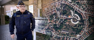 Vittne: Tungt beväpnad polis jagade rånare inne i bostadsområde