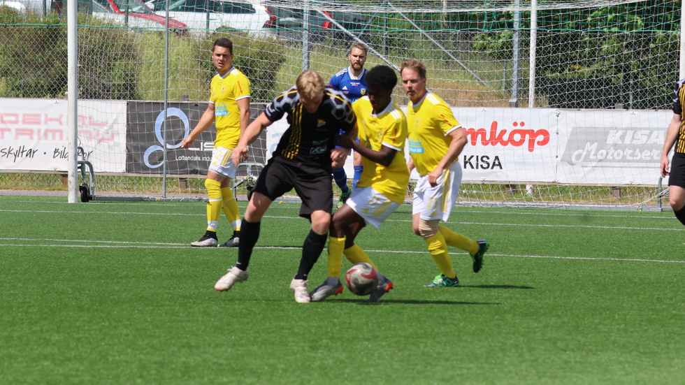 Kisa var nära segern mot Derby, men fick nöja sig med 1-1. 