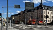Cyklist påkörd av personbil i centrala Linköping