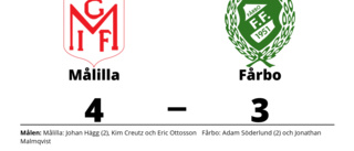 Tuff match slutade med seger för Målilla mot Fårbo
