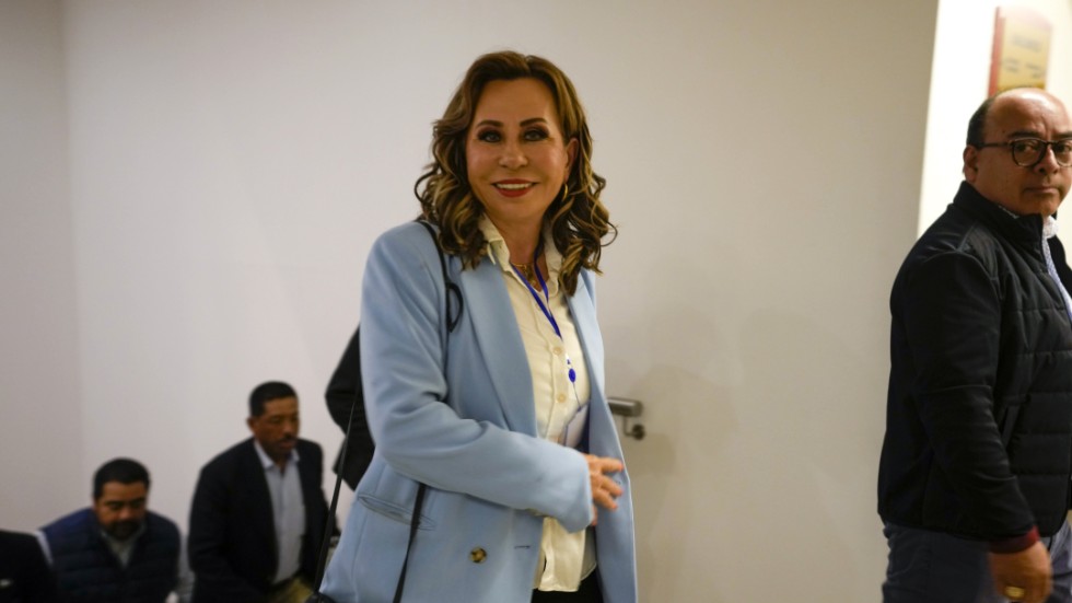 Sandra Torres blir en av två presidentkandidater i Guatemala efter landets första valomgång i helgen.