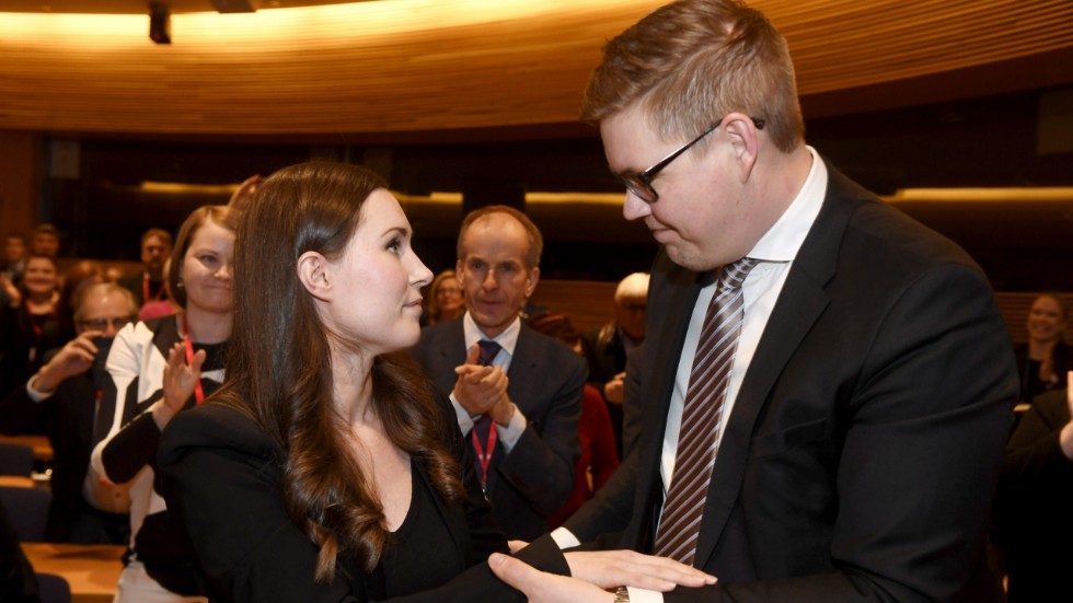 När Sanna Marin lämnar posten som ordförande för SDP tar favorittippade Antti Lindtman över. Arkivbild.