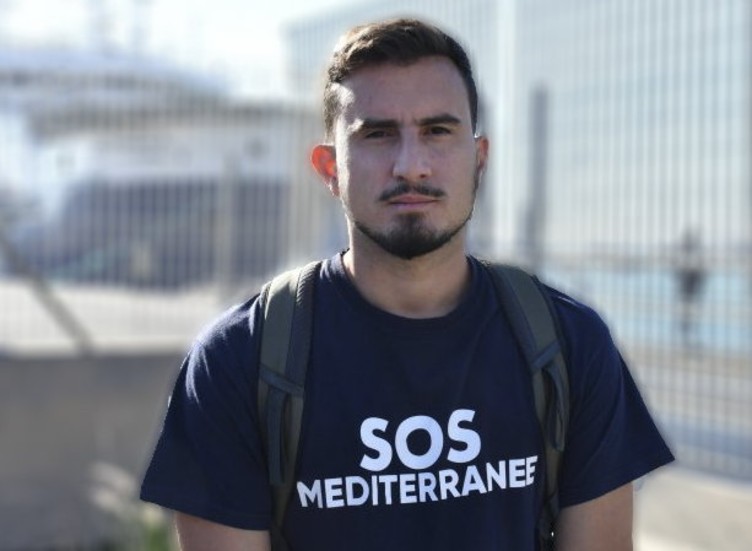Francesco Creazzo vid hjälporganisationen SOS Méditerranée, som jobbar med att undsätta nödställda i Medelhavet.