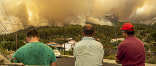 Stor skogsbrand på La Palma utom kontroll