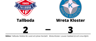 Louzan Haddad gjorde två mål när Wreta Kloster vann