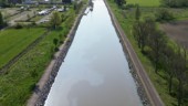 Larm: utsläpp på en sträcka av två kilometer på kanalen