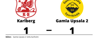 Gamla Upsala 2 tappade ledningen mot Karlberg