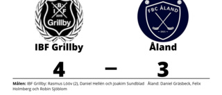 IBF Grillby segrare hemma mot Åland