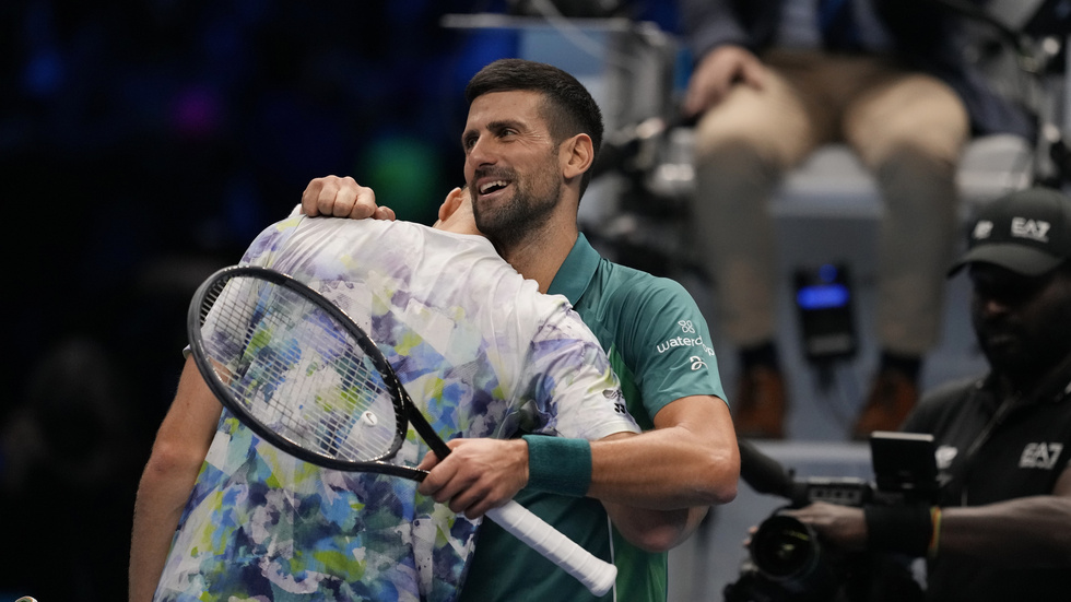 Novak Djokovic besegrade Hubert Hurkacz.