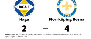 Klar seger för Norrköping Bosna mot Haga på Monnes IP