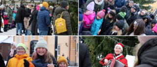 Julgransplundringen lockade mängder med barn och vuxna
